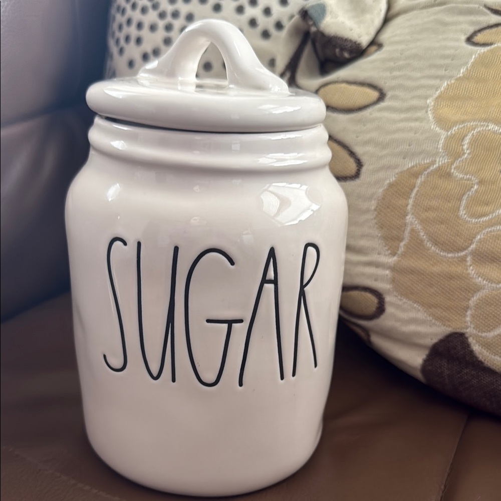 RAE DUNN Large Letters Sugar Canister